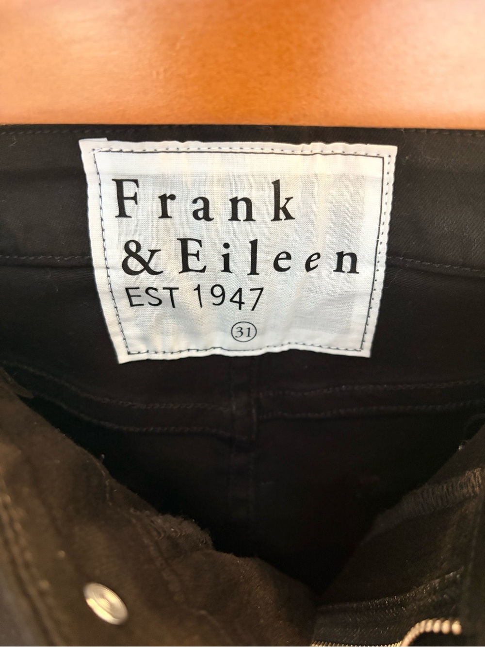 Frank & Eileen Black Sligo Jeans